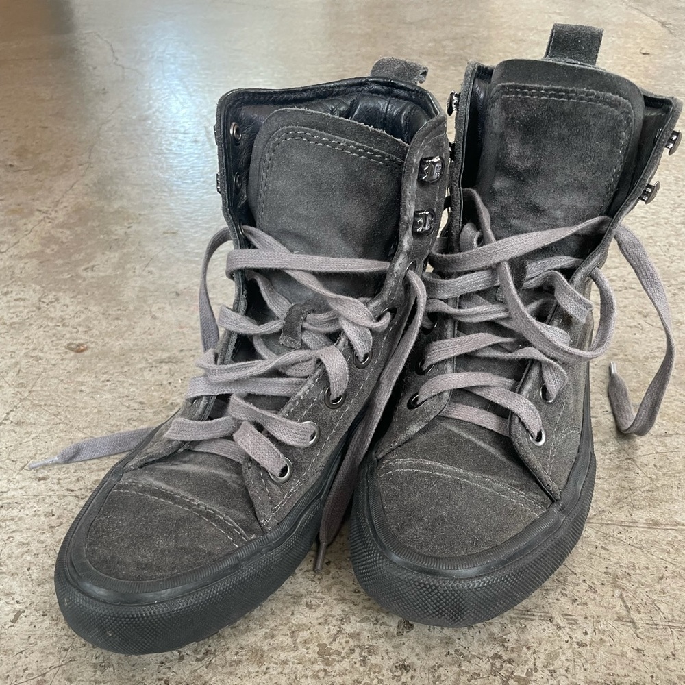 Frye boot Grey lug sneaker hiker size 7
